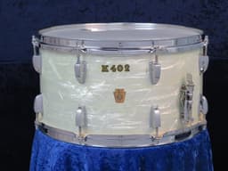 Ludwig 7.5x15 White Marine Pearl Wood Snare Drum Serial #isi9271 Ludwig 7.5x15 White Marine Pearl Wood Snare Drum Serial #isi9271