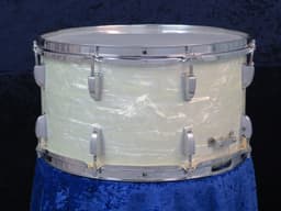 Ludwig 7.5x15 White Marine Pearl Wood Snare Drum Serial #isi9271 Ludwig 7.5x15 White Marine Pearl Wood Snare Drum Serial #isi9271