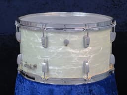 Ludwig 7.5x15 White Marine Pearl Wood Snare Drum Serial #isi9271 Ludwig 7.5x15 White Marine Pearl Wood Snare Drum Serial #isi9271