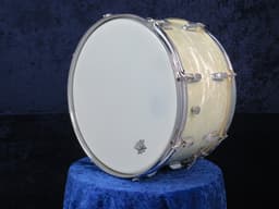 Ludwig 7.5x15 White Marine Pearl Wood Snare Drum Serial #isi9271 Ludwig 7.5x15 White Marine Pearl Wood Snare Drum Serial #isi9271