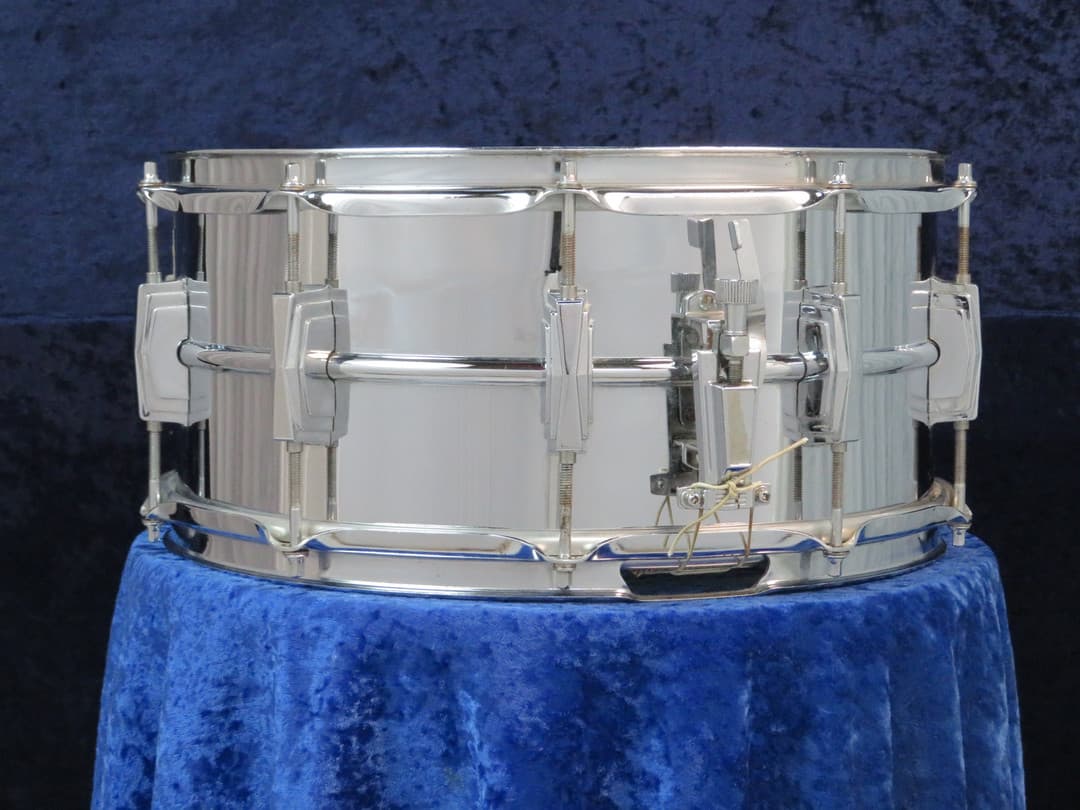 Ludwig LM402 Supraphonic 6.5 x 14 Metal Snare Drum Serial #3193192
