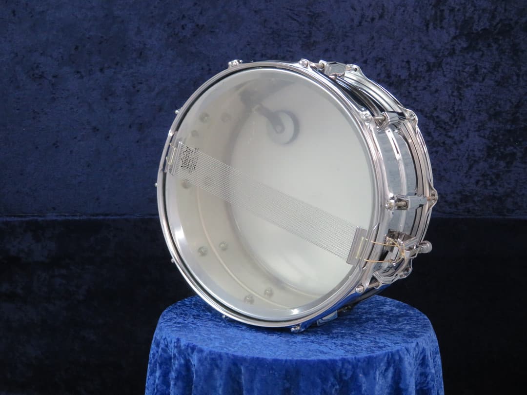 Ludwig LM402 Supraphonic 6.5 x 14 Metal Snare Drum Serial #3193192