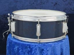 Slingerland 5.5 x 14 Sparkling Blue Pearl Wood Snare Drum 1960's Serial #208591 Slingerland 5.5 x 14 Sparkling Blue Pearl Wood Snare Drum 1960's Serial #208591