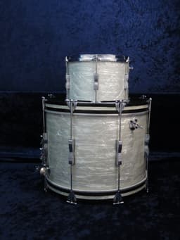 Ludwig Club Date 4 Piece White Marine Pearl Wood Drum Set 1966 Serial #296290 Ludwig Club Date 4 Piece White Marine Pearl Wood Drum Set 1966 Serial #296290
