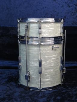Ludwig Club Date 4 Piece White Marine Pearl Wood Drum Set 1966 Serial #296290 Ludwig Club Date 4 Piece White Marine Pearl Wood Drum Set 1966 Serial #296290