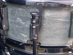 Ludwig Club Date 4 Piece White Marine Pearl Wood Drum Set 1966 Serial #296290 Ludwig Club Date 4 Piece White Marine Pearl Wood Drum Set 1966 Serial #296290