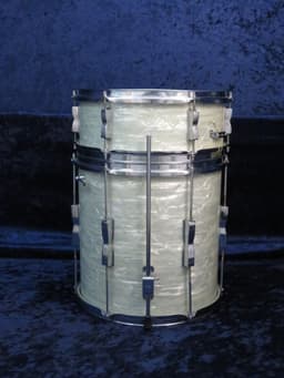 Ludwig Club Date 4 Piece White Marine Pearl Wood Drum Set 1966 Serial #296290 Ludwig Club Date 4 Piece White Marine Pearl Wood Drum Set 1966 Serial #296290