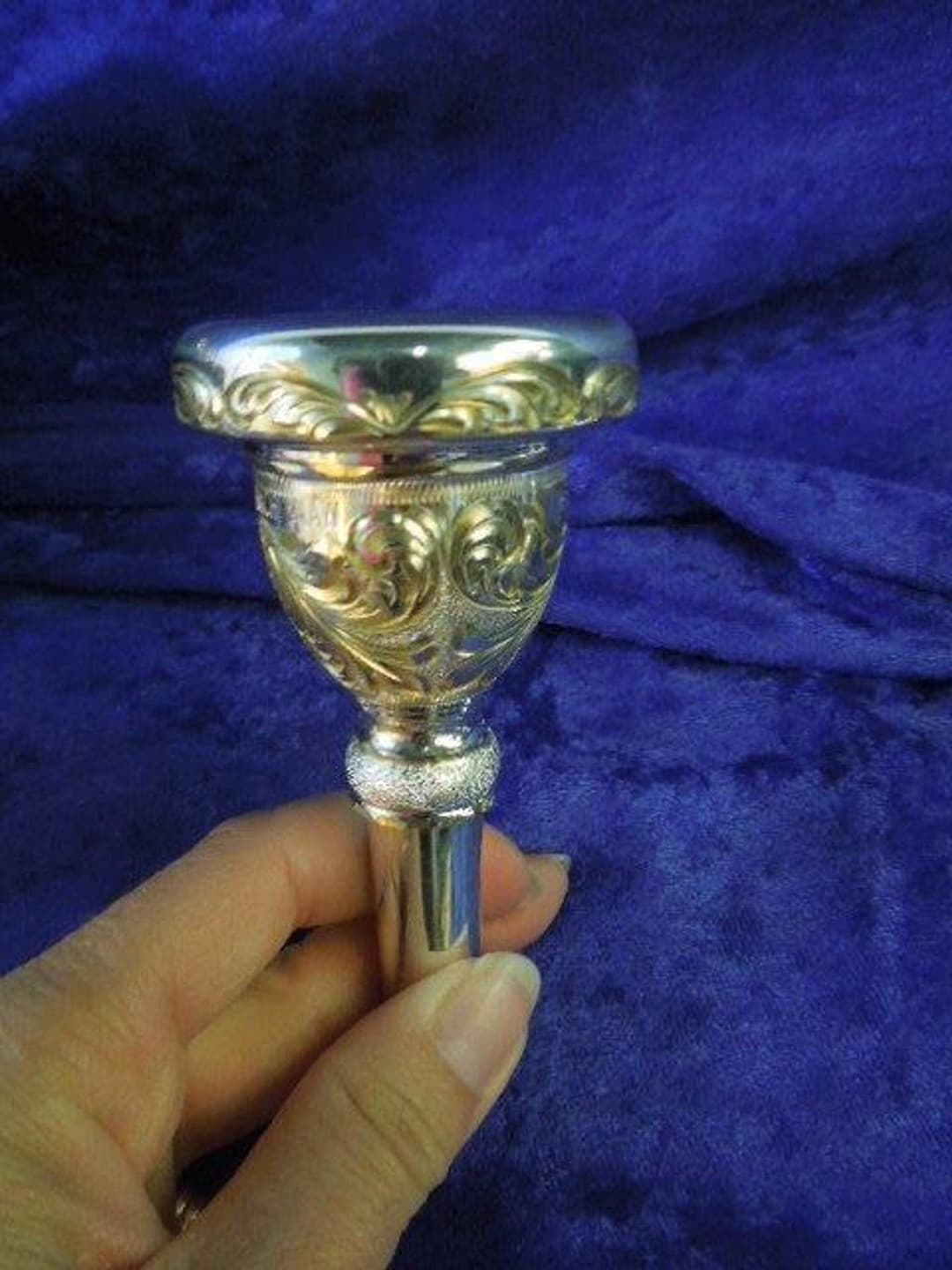 Custom Engraved Bach and Helleberg Mouthpieces