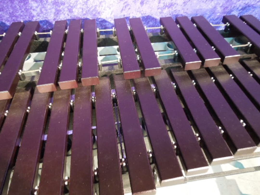 Musser M 51 Kelon Bar Xylophone Ser# HJ3712 with Heavy Field Stand