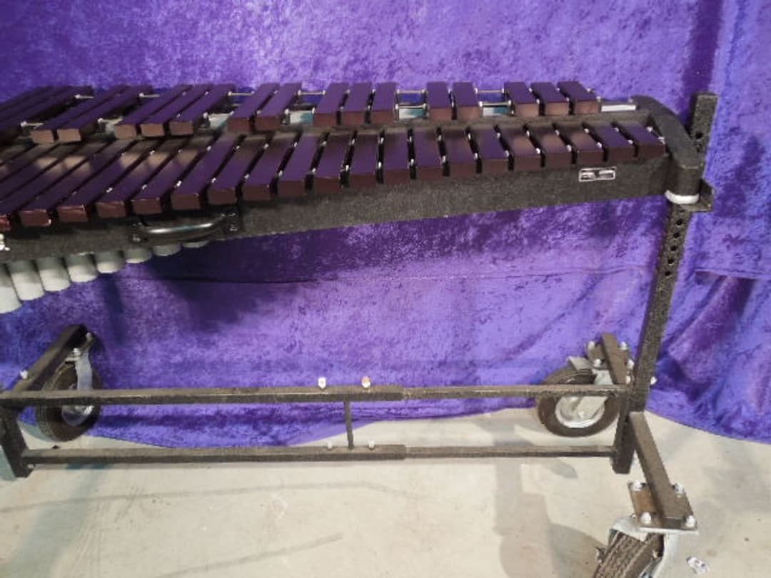 Musser M 51 Kelon Bar Xylophone Ser# HJ3712 with Heavy Field Stand