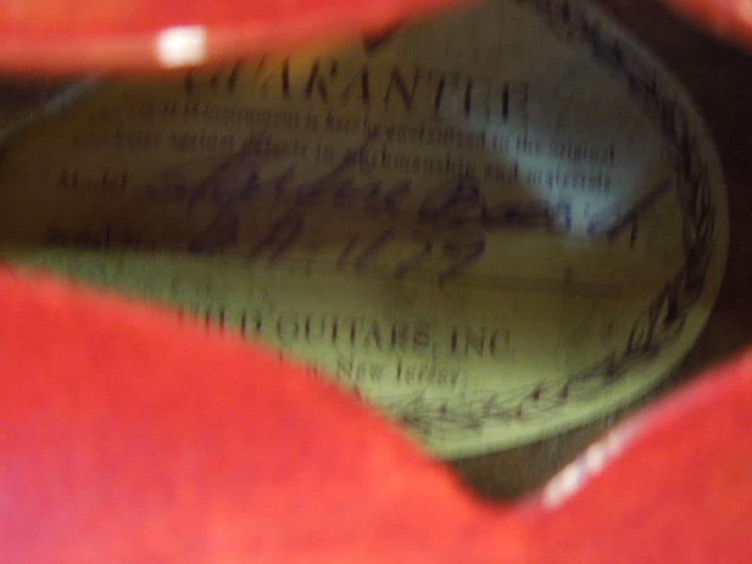 Guild Starfire I Semi Hollow Bass Guitar 1967 Serial #BA-1179