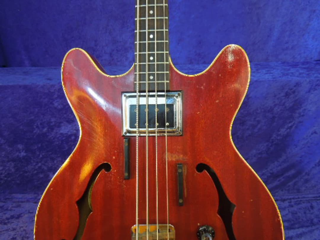 Guild Starfire I Semi Hollow Bass Guitar 1967 Serial #BA-1179