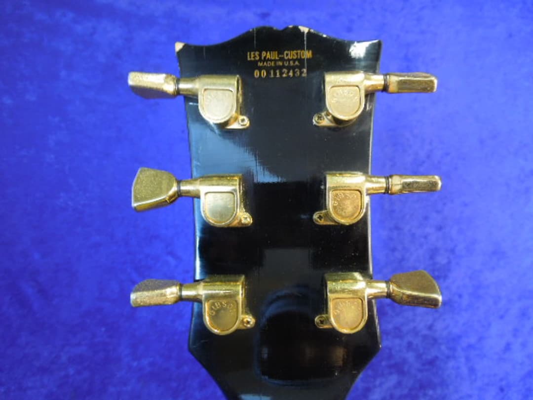 Gibson Les Paul Custom Black Beauty Electric Guitar 1976 Serial #00112432