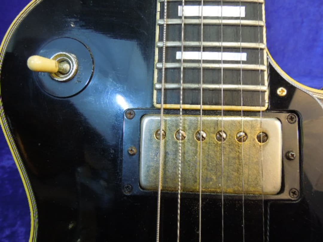 Gibson Les Paul Custom Black Beauty Electric Guitar 1976 Serial #00112432