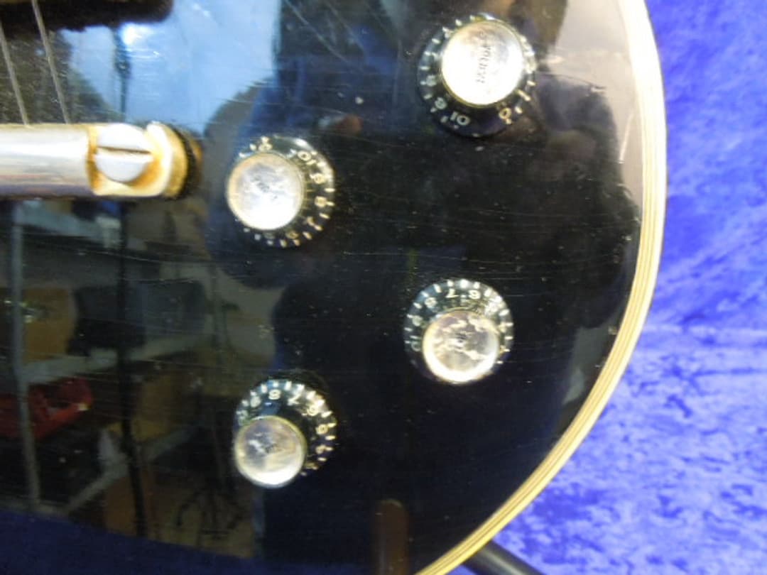 Gibson Les Paul Custom Black Beauty Electric Guitar 1976 Serial #00112432