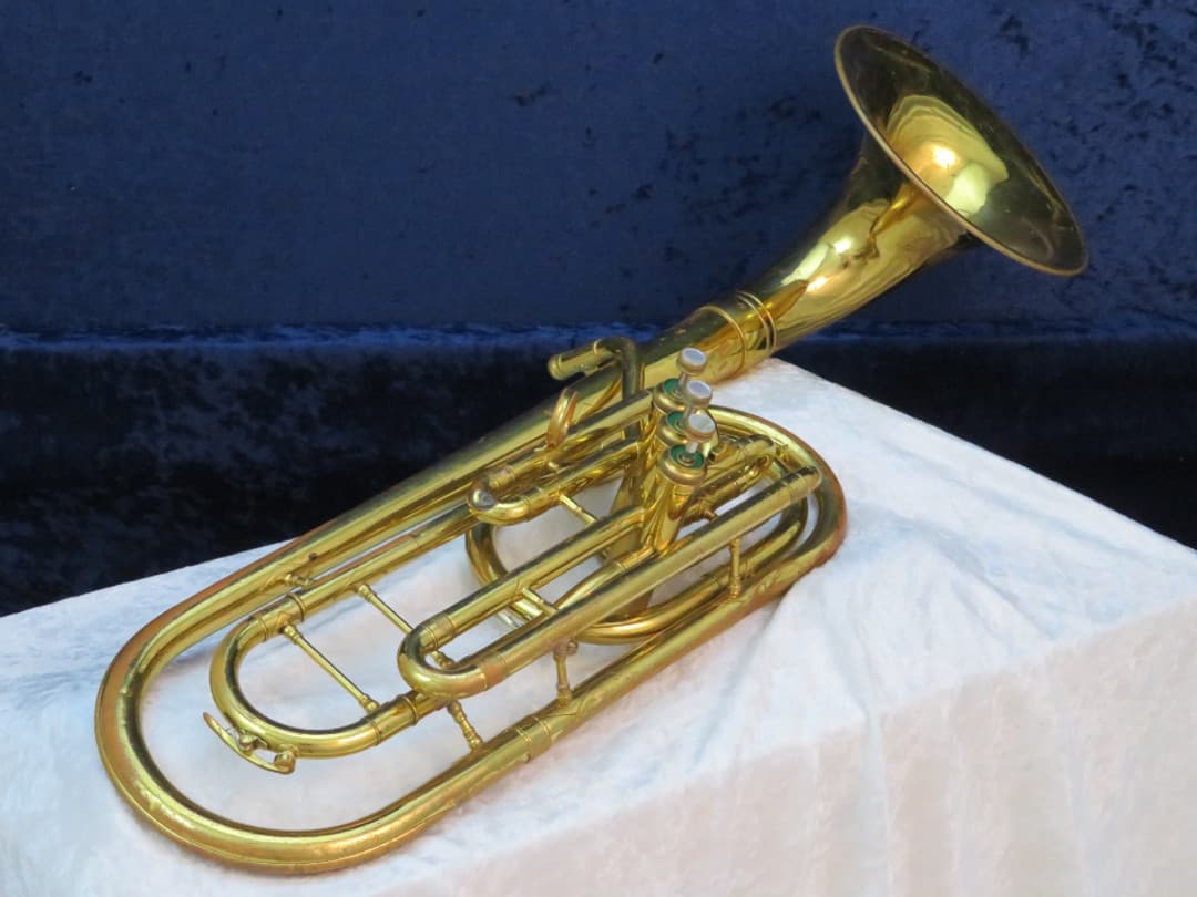 King 3 Valve Bell Front Trombonium 1960's Serial #434635