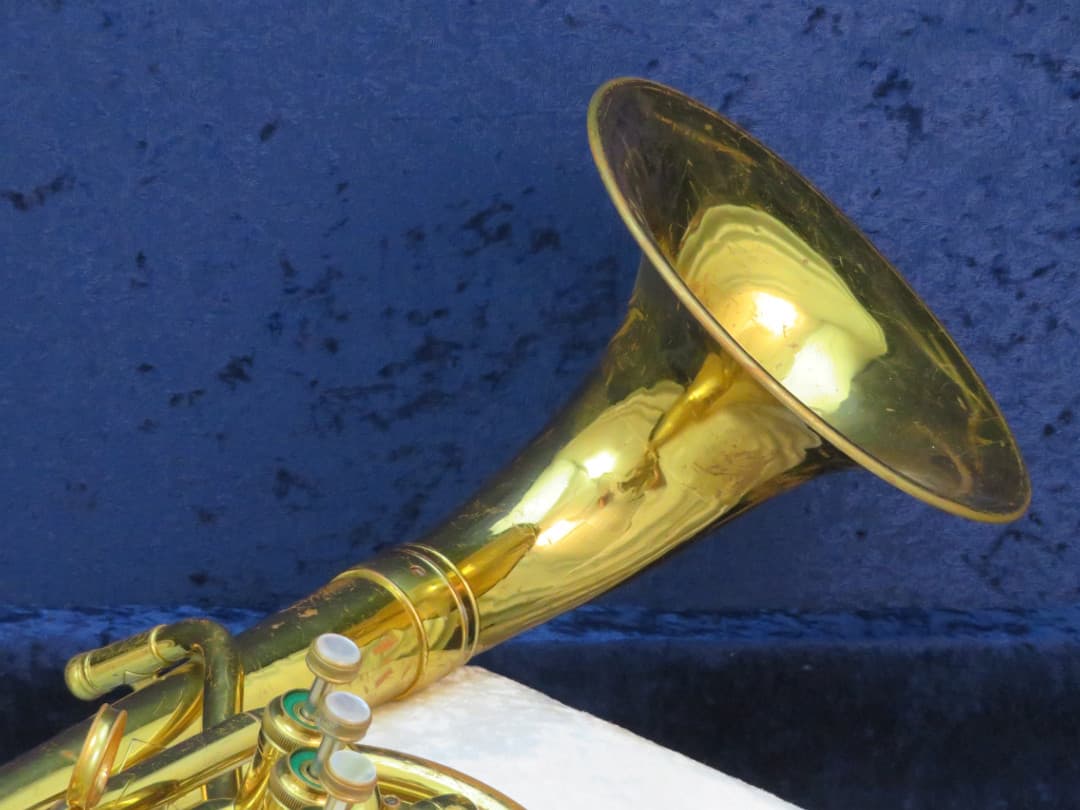King 3 Valve Bell Front Trombonium 1960's Serial #434635