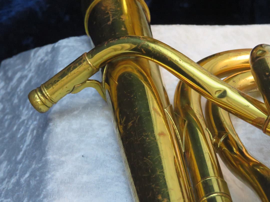 King 3 Valve Bell Front Trombonium 1960's Serial #434635