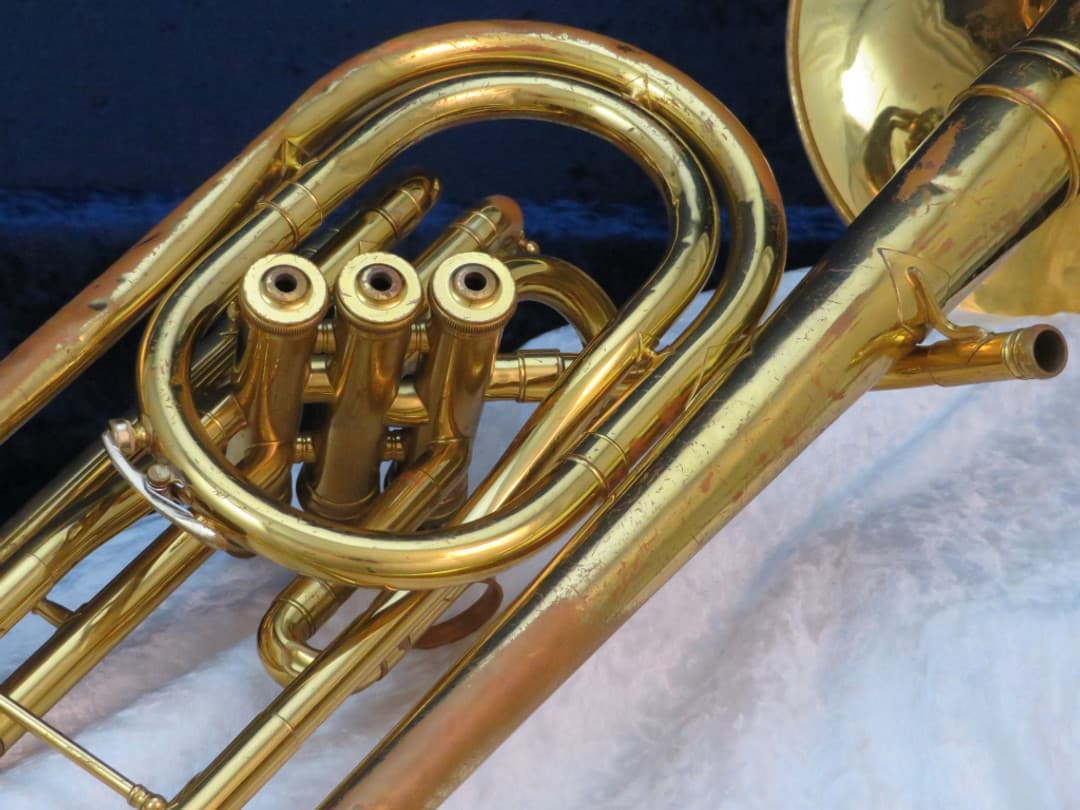 King 3 Valve Bell Front Trombonium 1960's Serial #434635