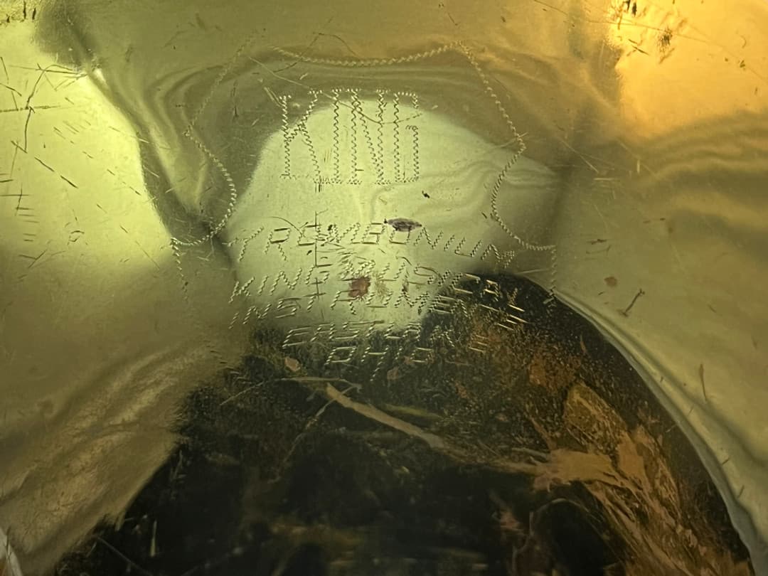 King 3 Valve Bell Front Trombonium 1960's Serial #434635