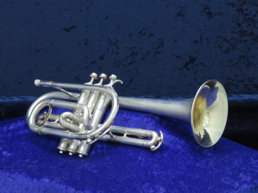 Cleveland The Cleveland by The HN White Co. Silver Cornet 1940's Serial #C-48519