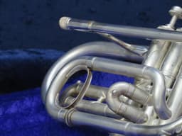 Cleveland The Cleveland by The HN White Co. Silver Cornet 1940's Serial #C-48519 Cleveland The Cleveland by The HN White Co. Silver Cornet 1940's Serial #C-48519