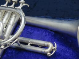 Cleveland The Cleveland by The HN White Co. Silver Cornet 1940's Serial #C-48519 Cleveland The Cleveland by The HN White Co. Silver Cornet 1940's Serial #C-48519