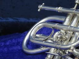 Lyon & Healy "Own-Make" Shepherd's Crook Silver Cornet Serial #2824 Lyon & Healy "Own-Make" Shepherd's Crook Silver Cornet Serial #2824