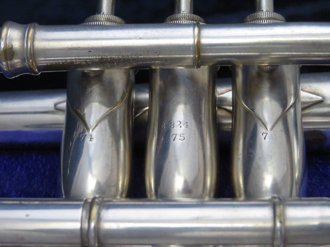 Lyon & Healy "Own-Make" Shepherd's Crook Silver Cornet Serial #2824