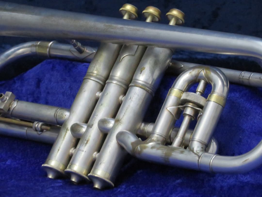 C.G. Conn Victor New Wonder Silver 1921 Cornet Serial #182511