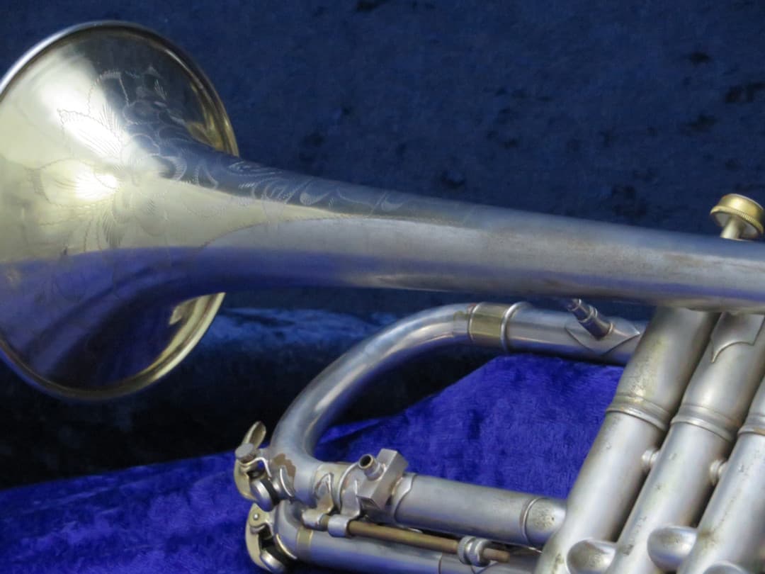 C.G. Conn Victor New Wonder Silver 1921 Cornet Serial #182511