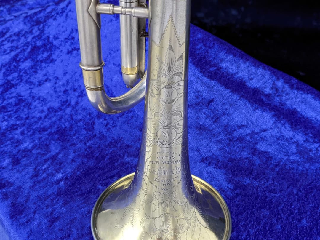 C.G. Conn Victor New Wonder Silver 1921 Cornet Serial #182511