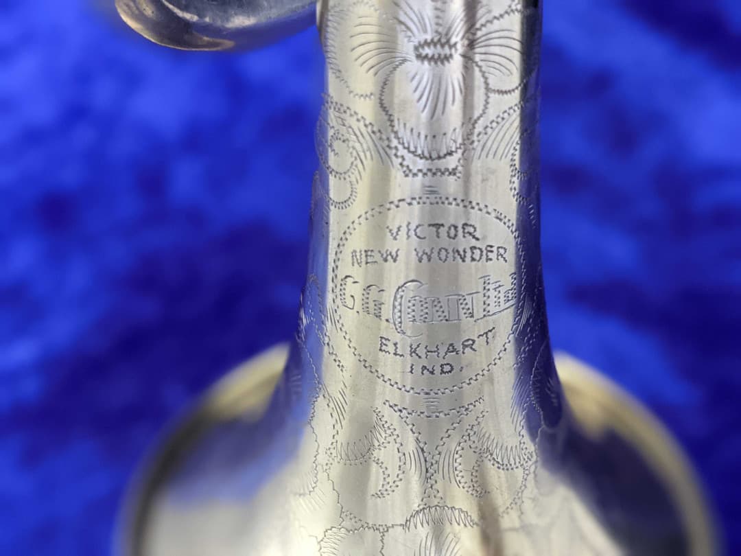 C.G. Conn Victor New Wonder Silver 1921 Cornet Serial #182511