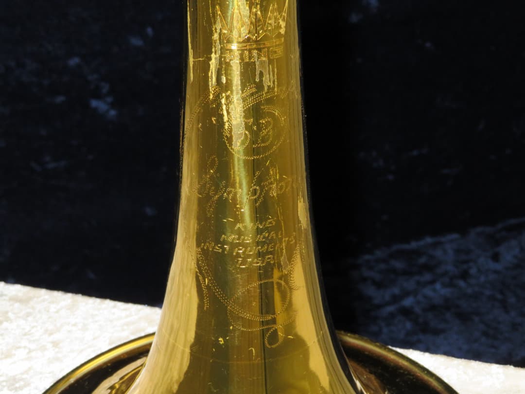 King 5B Symphony F Trigger Trombone 1970's Serial #491667