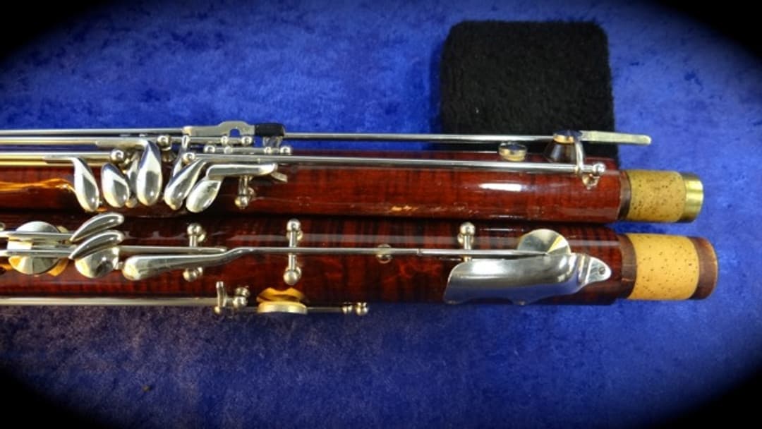 Ernst Riedl Model 5 Professional Wood Bassoon with High D Serial #8405