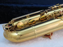 King Zephyr Baritone Saxophone with Art Deco 1936 Serial #188832 King Zephyr Baritone Saxophone with Art Deco 1936 Serial #188832