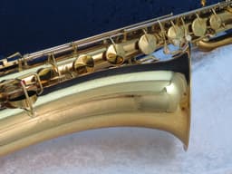 King Zephyr Baritone Saxophone with Art Deco 1936 Serial #188832 King Zephyr Baritone Saxophone with Art Deco 1936 Serial #188832