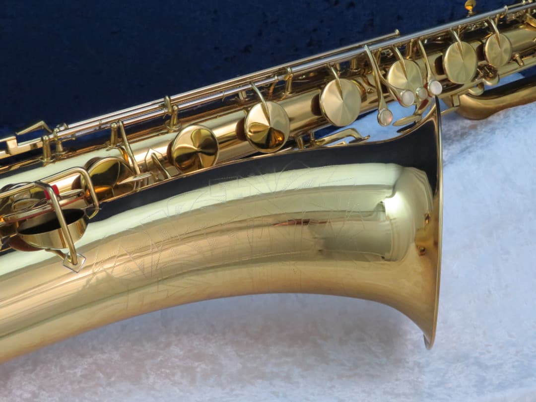 King Zephyr Baritone Saxophone with Art Deco 1936 Serial #188832