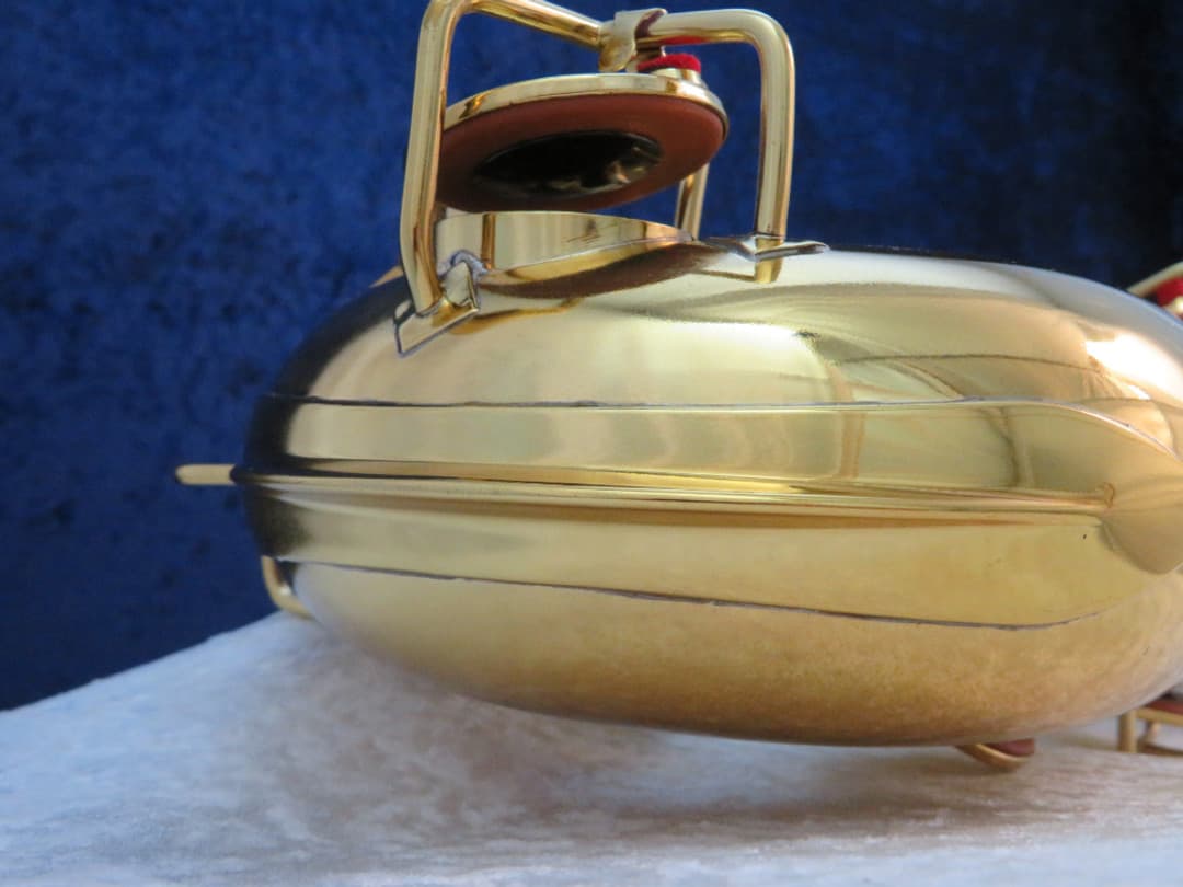 King Zephyr Baritone Saxophone with Art Deco 1936 Serial #188832