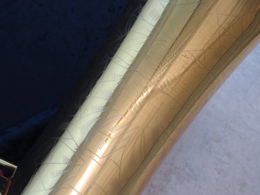 King Zephyr Baritone Saxophone with Art Deco 1936 Serial #188832