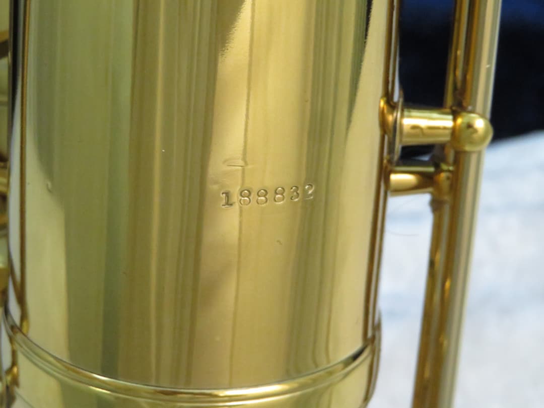 King Zephyr Baritone Saxophone with Art Deco 1936 Serial #188832