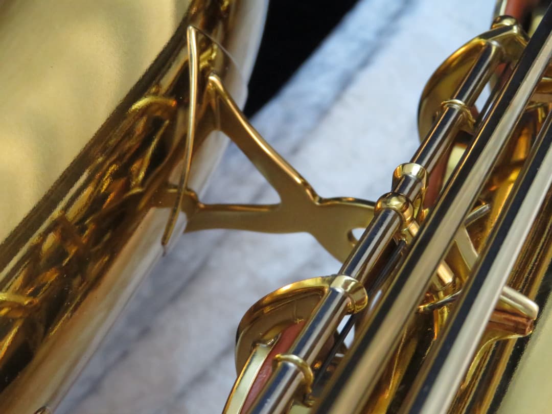 King Zephyr Baritone Saxophone with Art Deco 1936 Serial #188832