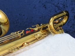 King Zephyr Baritone Saxophone with Art Deco 1936 Serial #188832 King Zephyr Baritone Saxophone with Art Deco 1936 Serial #188832