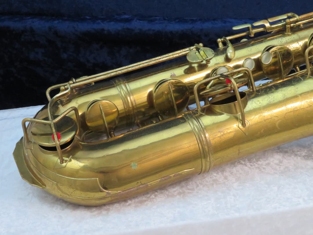C.G. Conn Transitional Baritone Saxophone 1929 Serial #M235738