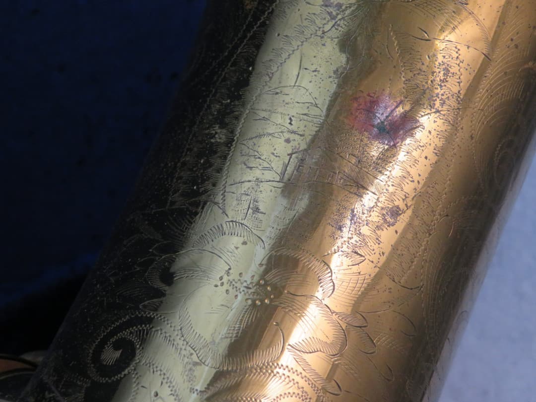 C.G. Conn Transitional Baritone Saxophone 1929 Serial #M235738