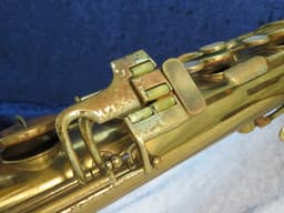 C.G. Conn Transitional Baritone Saxophone 1929 Serial #M235738 C.G. Conn Transitional Baritone Saxophone 1929 Serial #M235738