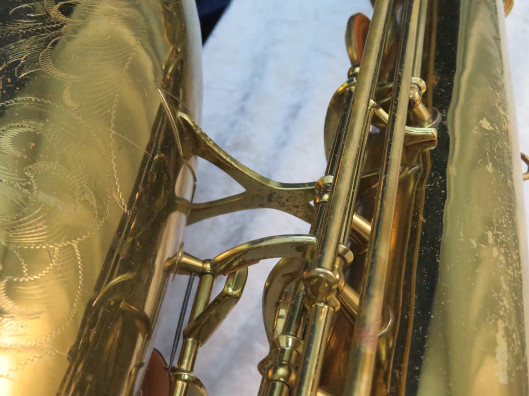 C.G. Conn Transitional Baritone Saxophone 1929 Serial #M235738