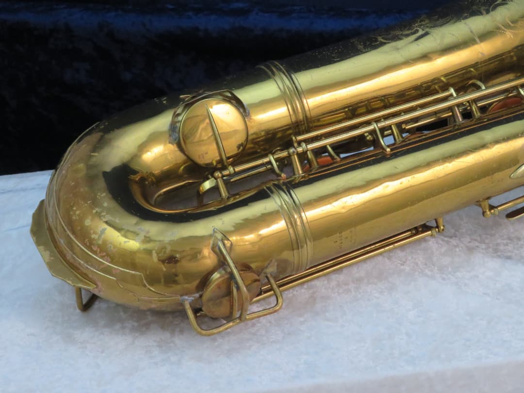 C.G. Conn Transitional Baritone Saxophone 1929 Serial #M235738
