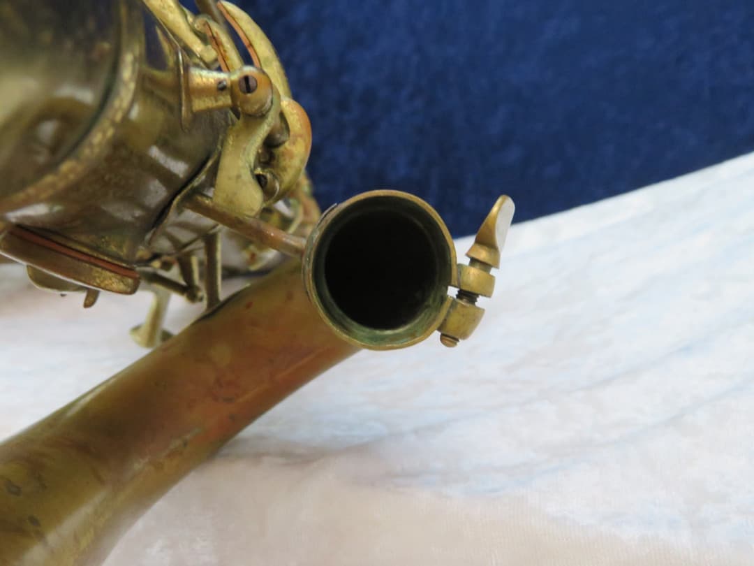 C.G. Conn Transitional Baritone Saxophone 1929 Serial #M235738