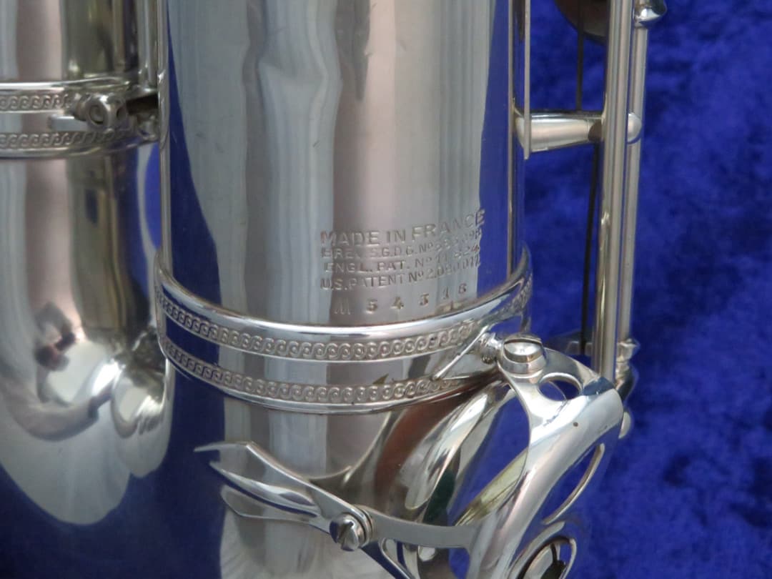 Selmer Super Balanced Action Silver Tenor Saxophone 1953 Serial #M54318
